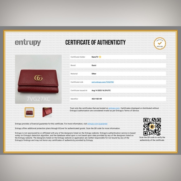 Gucci GG Marmont Leather Key Case - Picture 10 of 10